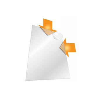 DURABLE Pochettes-coins, format A4, en plastique rigide - 1