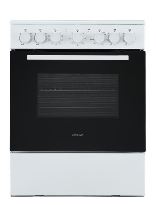 Cuisini&egrave;re vitroc&eacute;ramique Proline PCC6060 Blanc