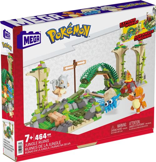 Jeu de construction Mega Bloks Mega Construx Pokémon Les Ruines Oubliées