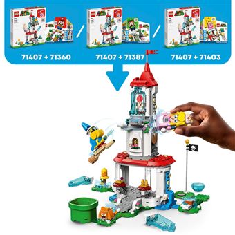 LEGO® Super Mario™ 71407 Ensemble d’extension La Tour gelée et le costume de Peach chat