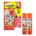 Blister 2 sticks colle transparente Astérix Cléopâtre