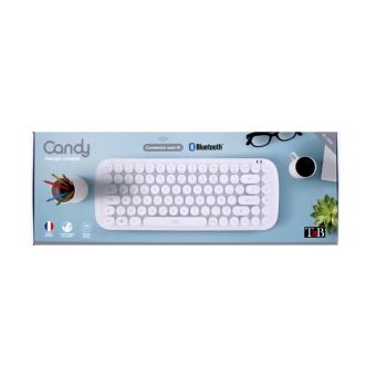 Clavier Bluetooth sans fil Mac - 3 canaux - Clavier Bluetooth pour