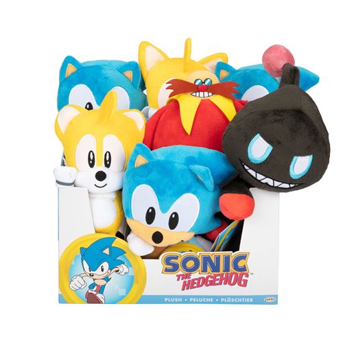 Peluche Sonic Bean Bag 23 cm Modèle aléatoire