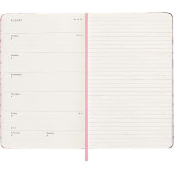 Agenda scolaire Moleskine 2022 2023 Semainier Sakura grand format Jogging