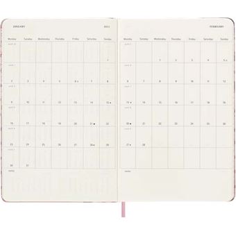 Agenda scolaire Moleskine 2022 2023 Semainier Sakura grand format Jogging