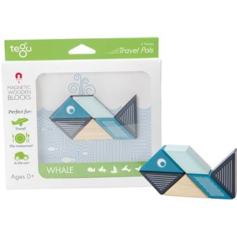 Jeu de construction Tegu Baleine 6 pièces