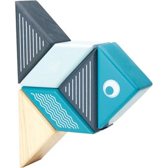 Jeu de construction Tegu Baleine 6 pièces