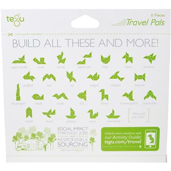 Jeu de construction Tegu Baleine 6 pièces