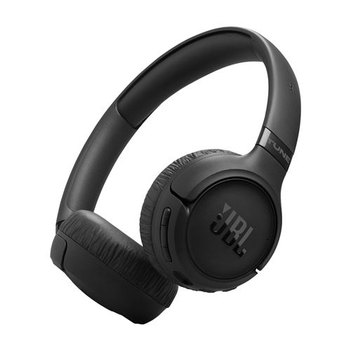 Casque supra-auriculaire sans fil JBL Tune 680NC Bluetooth avec réduction active du bruit Noir