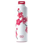 Bouteille isotherme Monbento Steel graphic Blossom