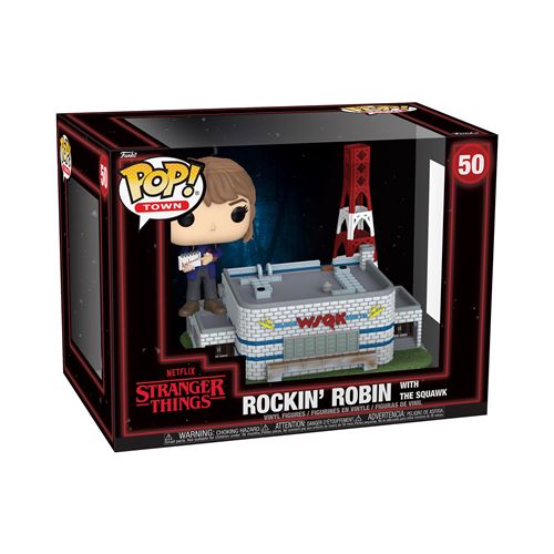 Figurines Funko Pop Town Stranger Things S5 Rockin' Robin with The Squawk