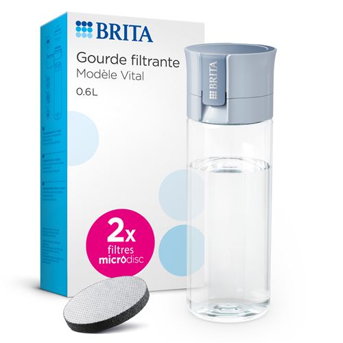 Brita - Gourde Filtrante Vital - 0,6 L - Bleu Clair - Image 2