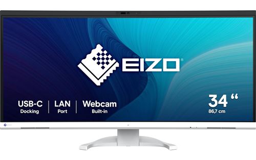 EIZO FlexScan EV3450XC WT LED display 86 6 cm 34.1 3440 x 1440 pixels UltraWide Quad HD Neuf - vue 6