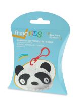 Porte-clés fait à main Panda Fnac Kids Blanc et Noir