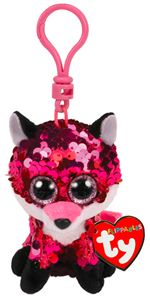 Porte-clés en peluche Ty Beanie Boo's Clip Flippables Jewel Le renard