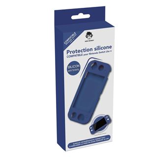 Etui de protection en silicone pour Nintendo Switch Lite Geek Monkeys Bleu