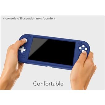 Etui de protection en silicone pour Nintendo Switch Lite Geek Monkeys Bleu