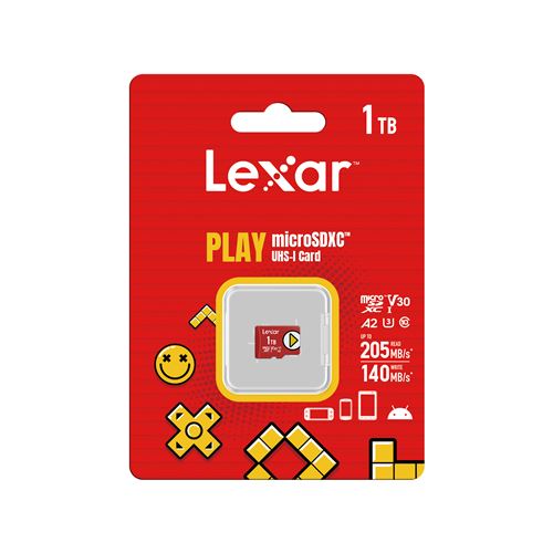 Carte mémoire micro SDXC™ Lexar 1 To Play Special Gaming Rouge
