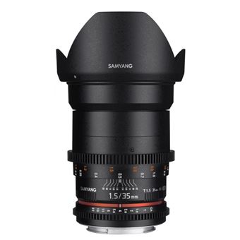 Objectif reflex vidéo Samyang VDSLR 35mm T1.5 MK2 Noir pour Canon EF - 1