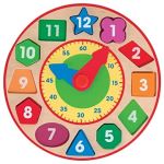 Horloge de tri de formes Melissa & Doug