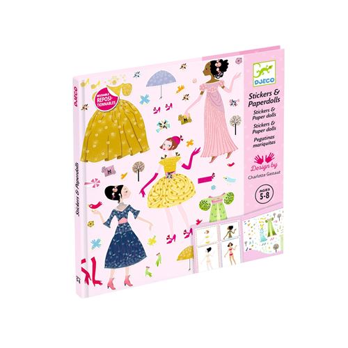 STICKERS &, PAPERS DOLLS - ROBES DES 4 SAISONS