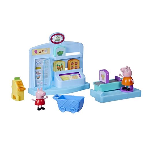 Figurines Peppa Pig à l’épicerie