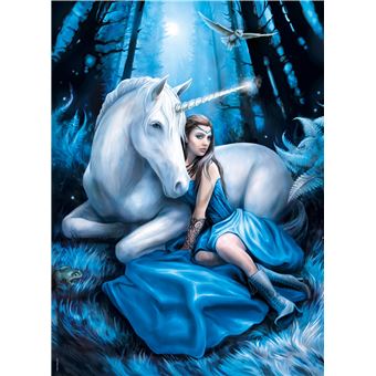 Puzzle 1000 pièces Clementoni Anne Stokes Blue Moon