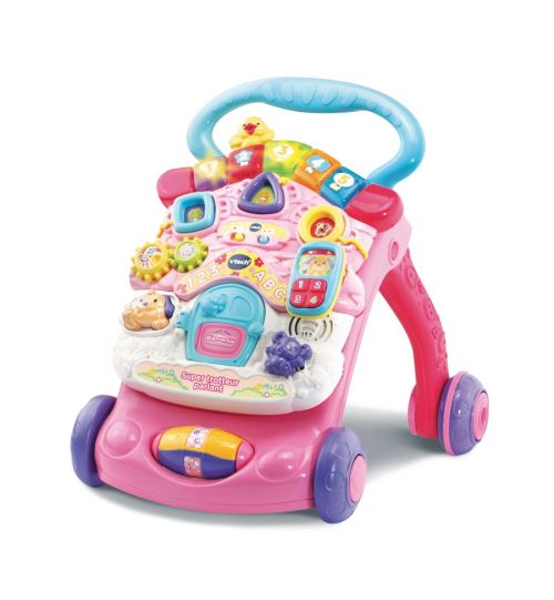 Jeu Éducatif Vtech Baby Super Trotteur Parlant 2 En 1 Rose
