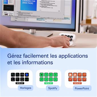 Elgato Stream Deck Neo Blanc – Clavier De Contrôle USB Pour Streamer, Compatible PC Et Mac (10GBJ9901)