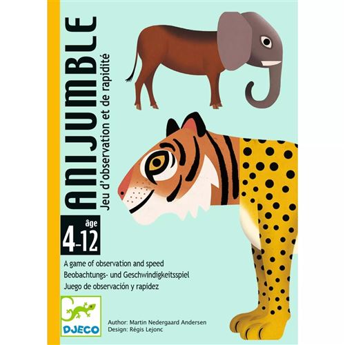 Jeu de cartes Djeco Anijumble