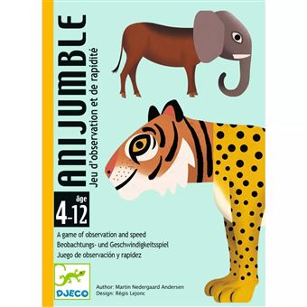 Jeu de cartes Djeco Anijumble
