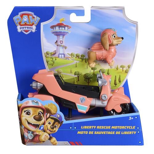 Paw Patrol Multicolore Véhicule + Figurine Liberty Pat’patrouille