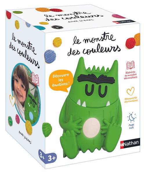 Conteuse D’histoires Nathan 1130600227 – Le Monstre des Couleurs pour Émotions