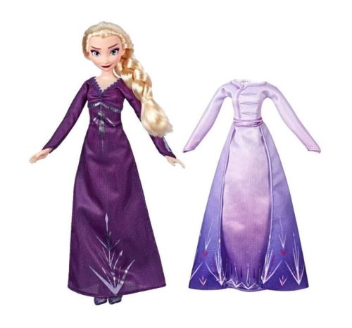 MATTEL Poupée Anna Reine des neiges 2 Tenue bleue et violette pas cher 