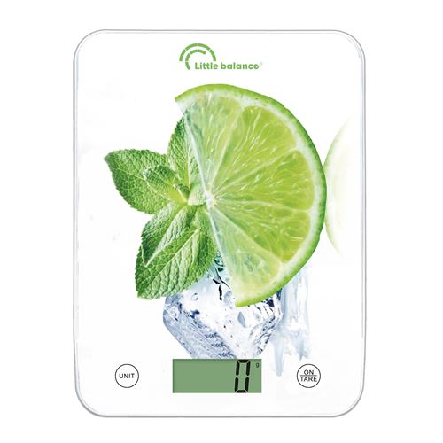 Balance de cuisine Little Balance Slim citron Blanc