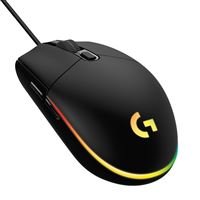 Souris Gaming filaire Logitech G203 Lightsync RGB pour PC, Mac Noir