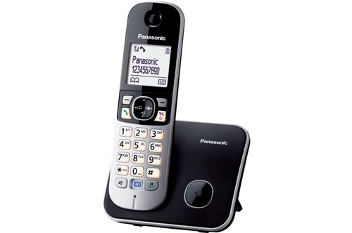 Panasonic Dect KX-TG6811 Draadloze Vaste Telefoon Zwart