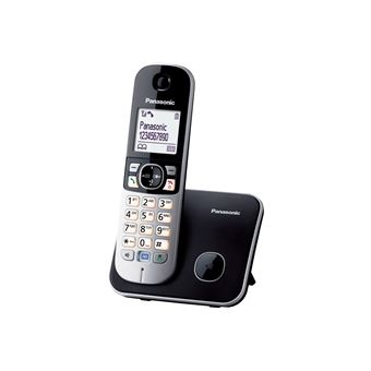 Vierde bros plotseling Panasonic Dect KX-TG6811 Draadloze Vaste Telefoon Zwart - Téléphone sans  fil - Fnac.be