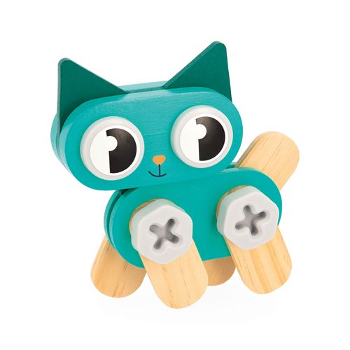 Janod - Jeux éducatifs - Kit Petits Animaux à Bricoler Brico'Kids - Bois/Plastique - Image 3