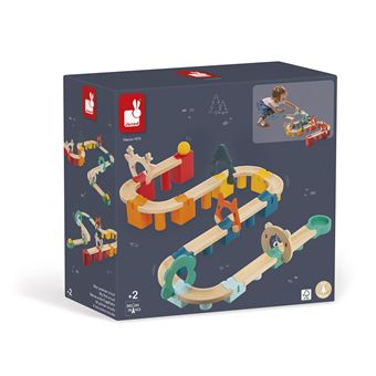 Construction circuit bille Janod Mon premier circuit en bois