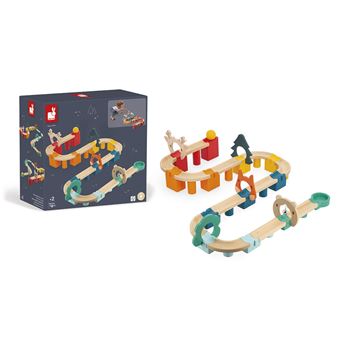 Construction circuit bille Janod Mon premier circuit en bois