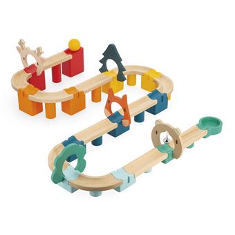 Construction circuit bille Janod Mon premier circuit en bois