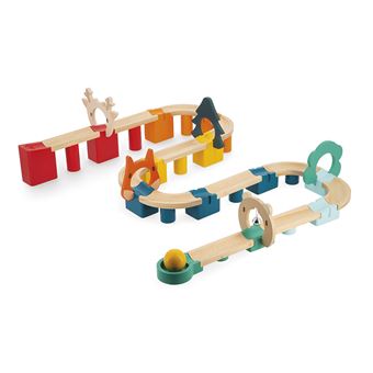 Construction circuit bille Janod Mon premier circuit en bois