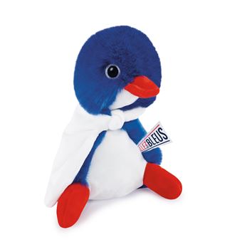 Peluche Doudou et Compagnie Allez les Bleus Cocorico bleu cape