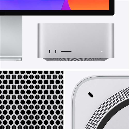 Mac Studio Puce Apple M1 Max 32 Go RAM 512 Go SSD Argent 2022