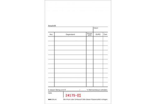 Kassenblock-hüllen 2954-9 rnk verlag