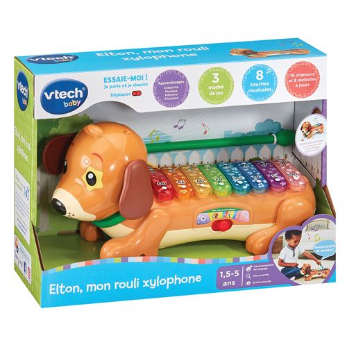 VTECH ELTON MON ROULI XYLOPHONE - vue 1