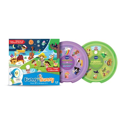 Pack de 2 disques Vtech Baby Funny Sunny N°1