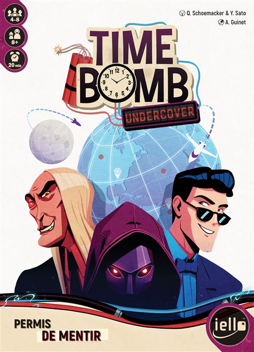 Boite de Jeu d’ambiance Iello Timebomb Undercover