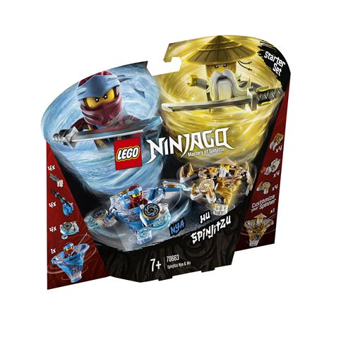 LEGO® Ninjago 70663 Toupies Spinjitzu Nya & Wu